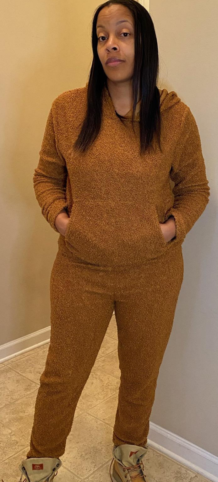 "Comfy Track Suit Brown"
