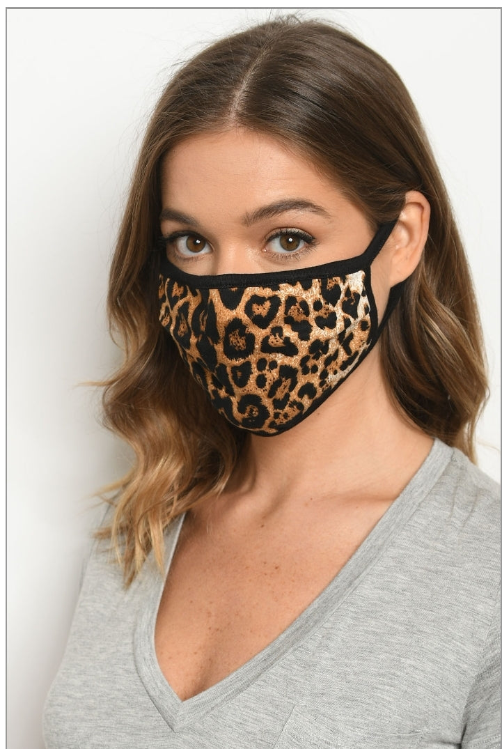 Brown Leopard Mask