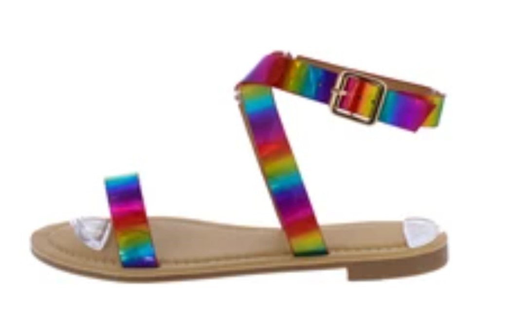 Rainbow Jenna Sandal