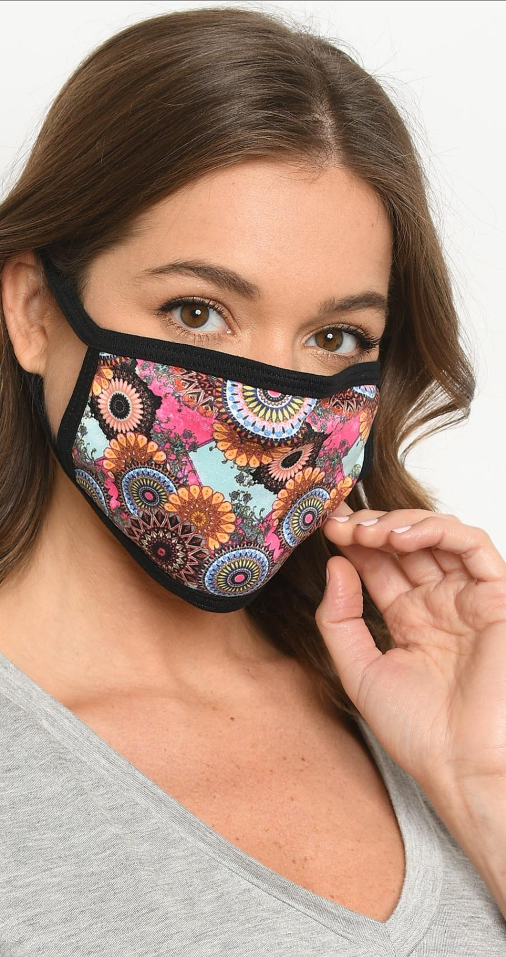 Floral Print Face Mask