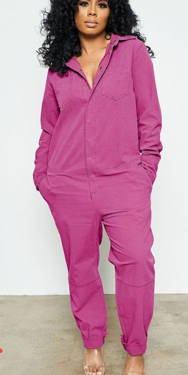 Classy Girl Jumpsuit Pink