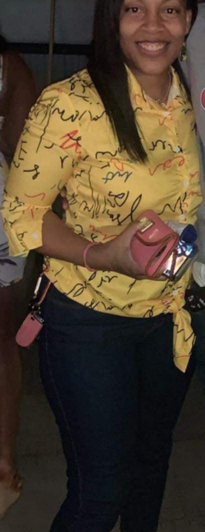 Yellow Word is Bond Blouse