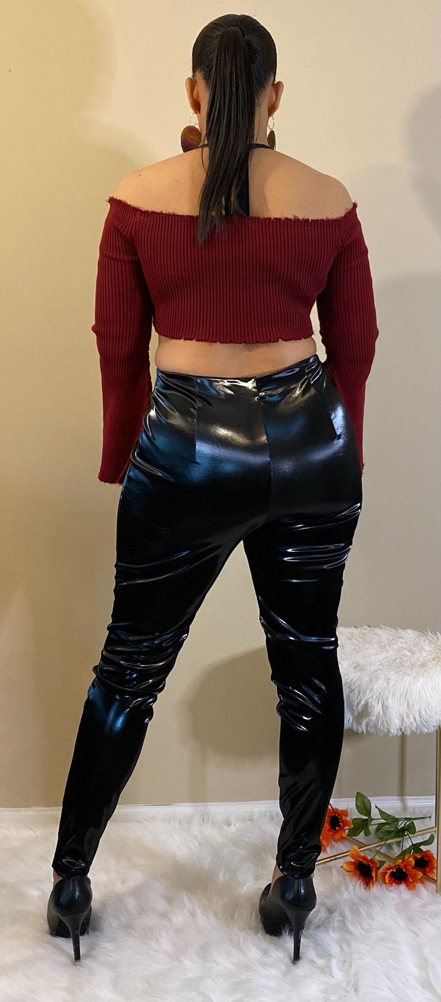 PU Leather Pants