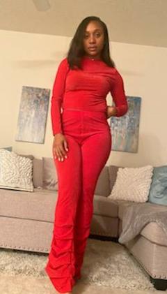 Red Sparkle Me 2 Piece set