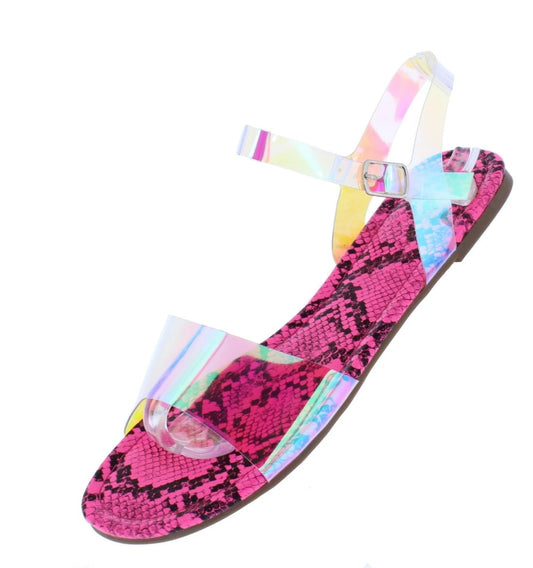 Tiana Neon Pink Sandal