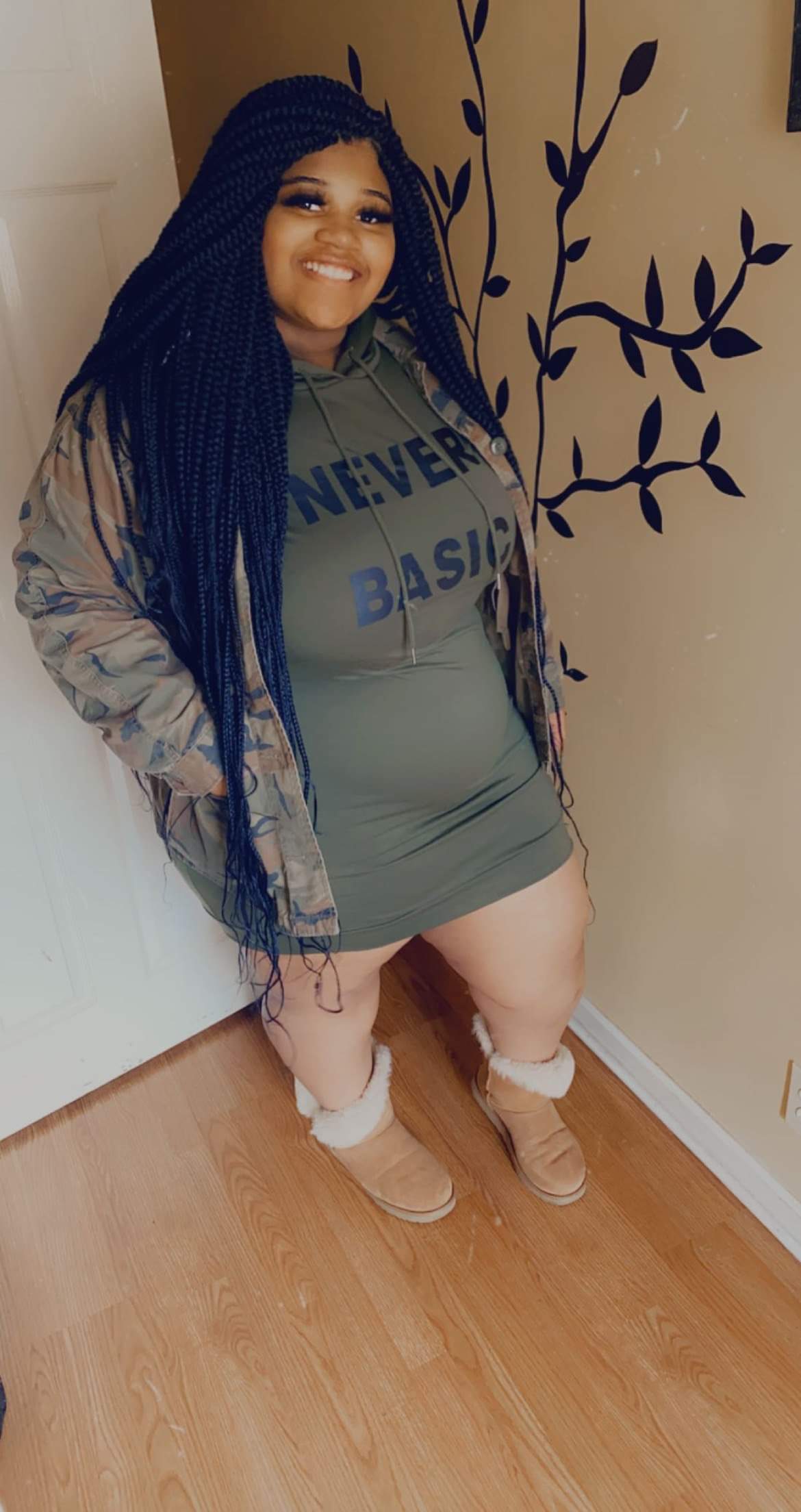 Never Basic Hoodie Dress