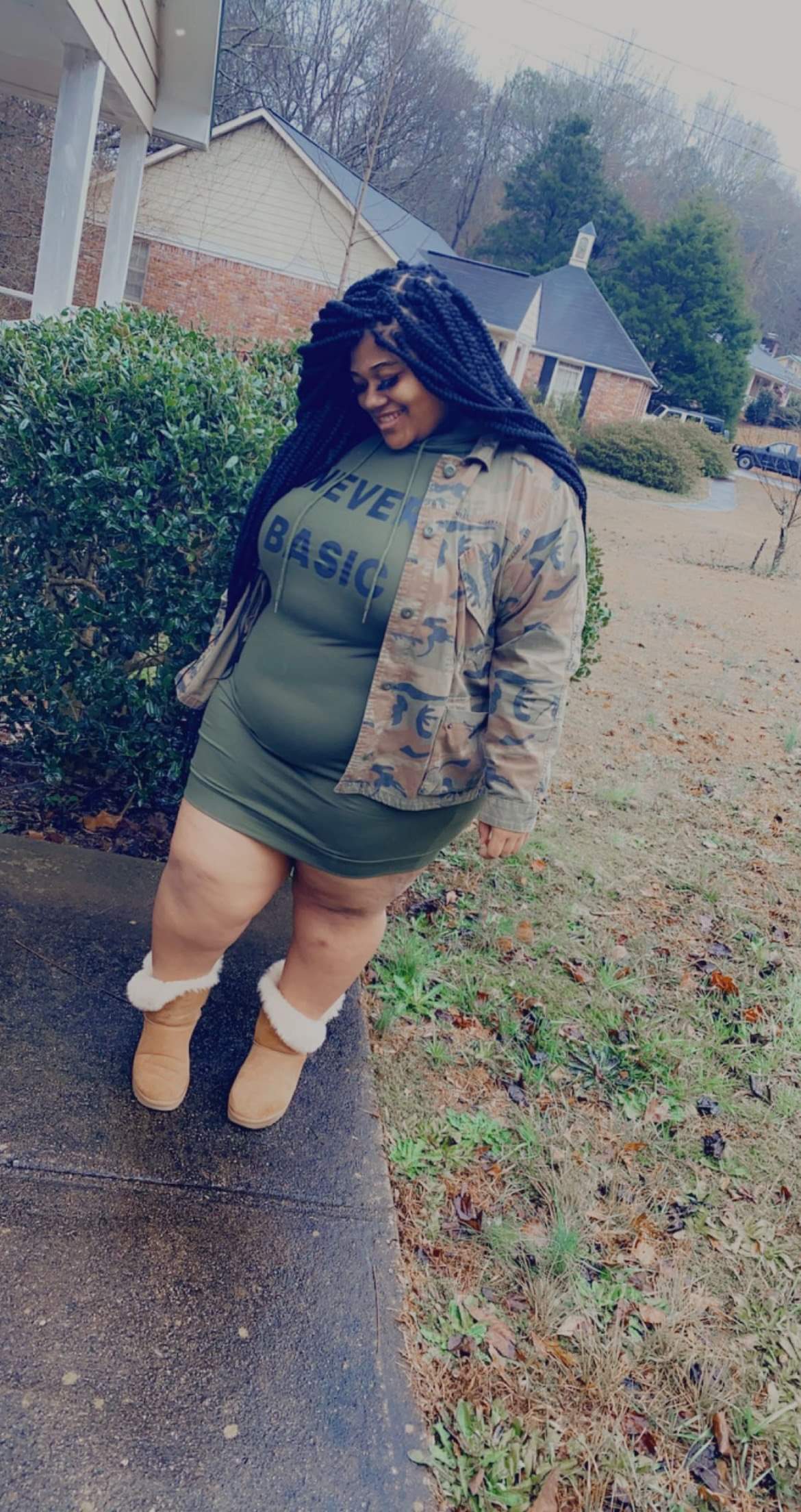 Never Basic Hoodie Dress