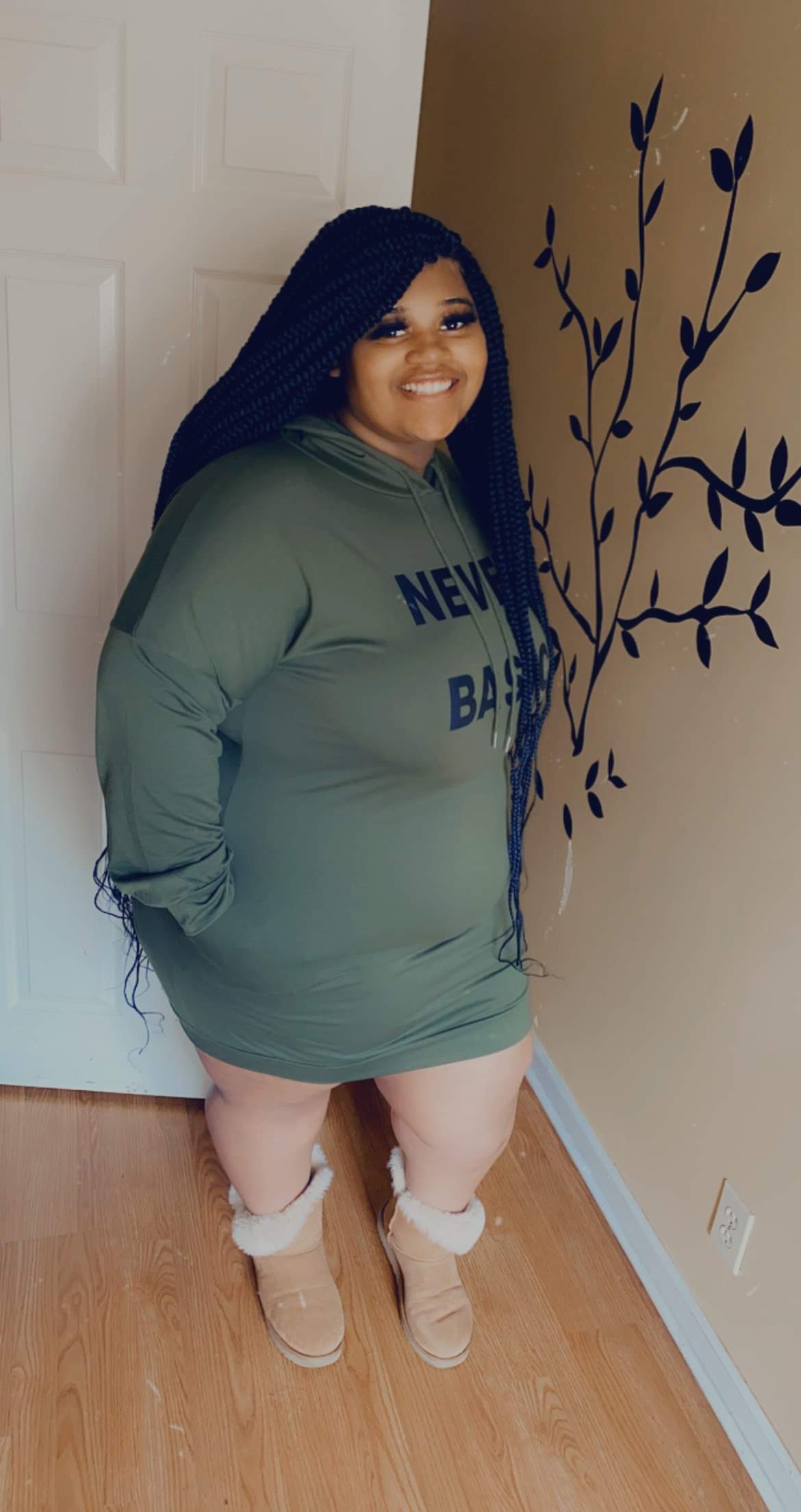Never Basic Hoodie Dress